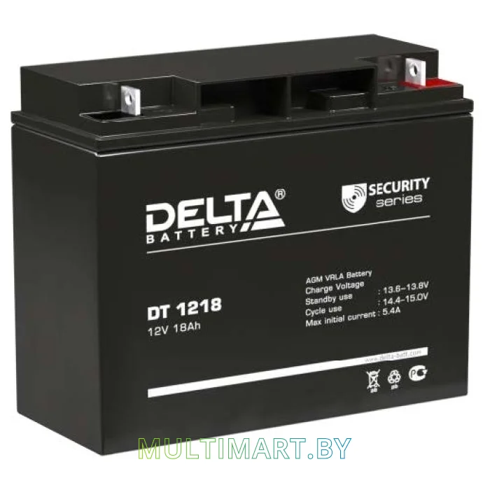 Аккумулятор для ИБП Delta Vision DT 1218 (12В/18 А·ч)
